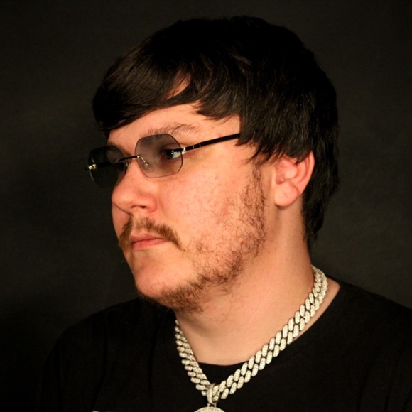 Rimless Gray Tint Gradient Woodgrain Sunglasses - Picture 3 of 5